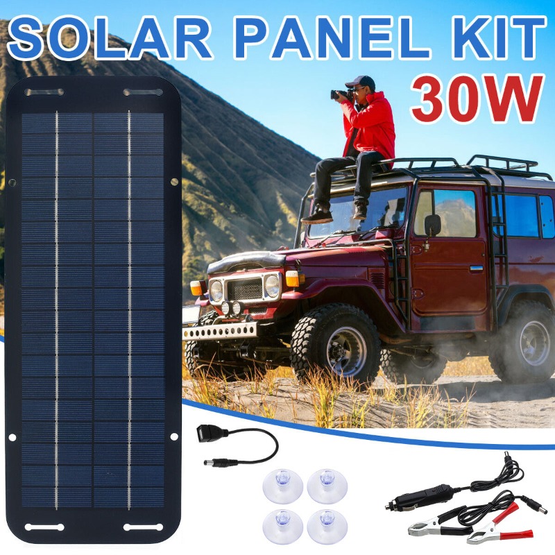 Usb Charger Dynamo - Kit de panneau solaire 12V, chargeur