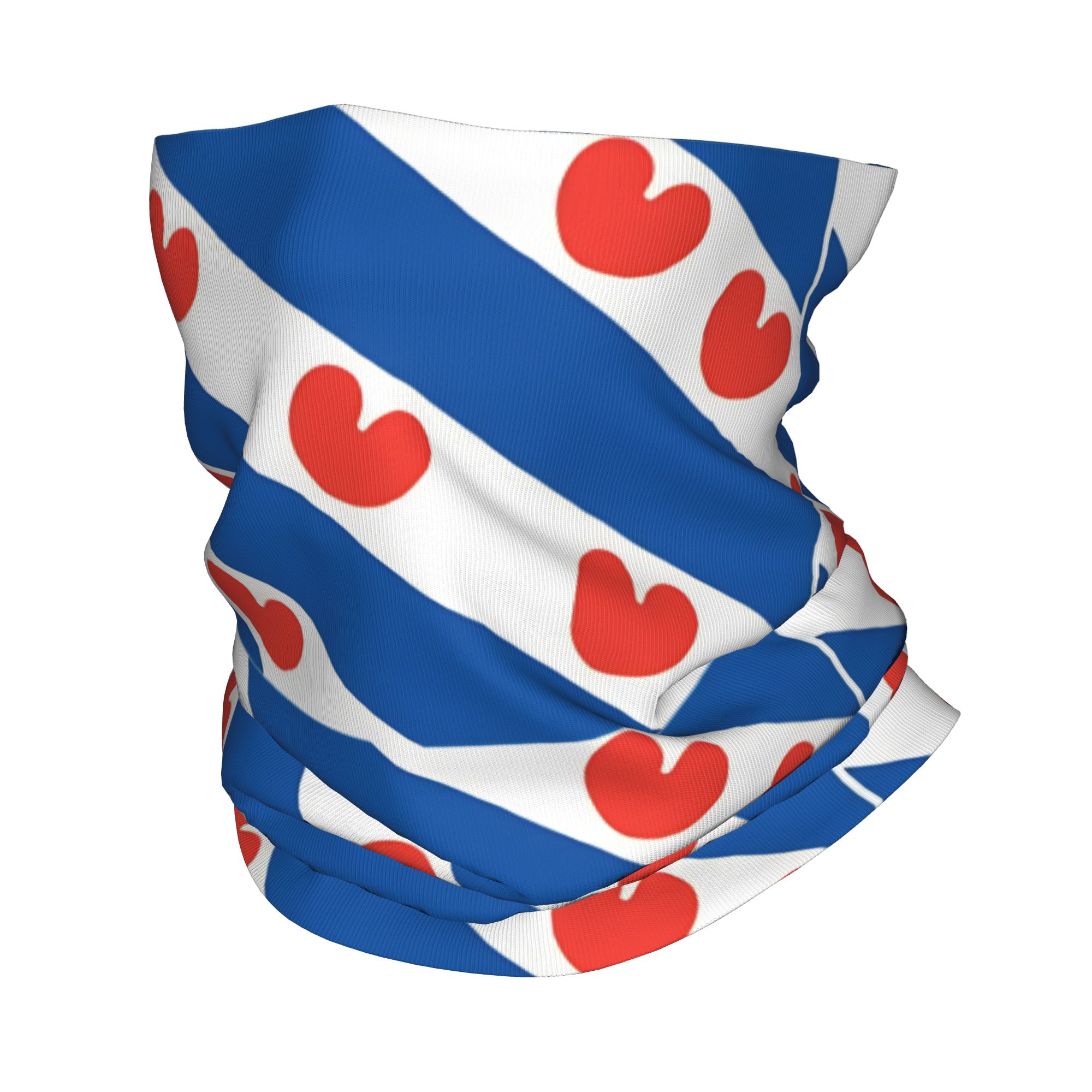 Commuting By Bike - Bandana Drapeau de la Friesland, masque