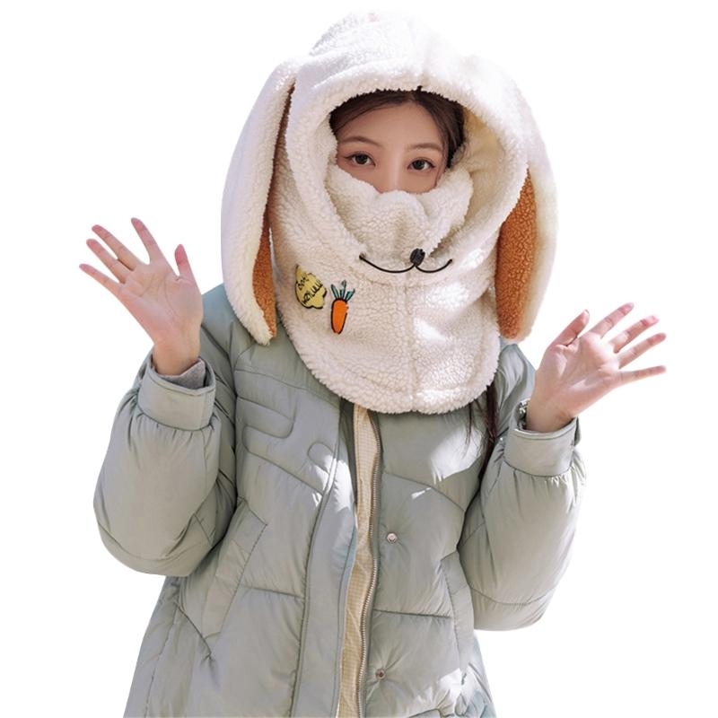 Winter Cycling Commute - Chapeau épais 400A pour femmes, cache-cou,