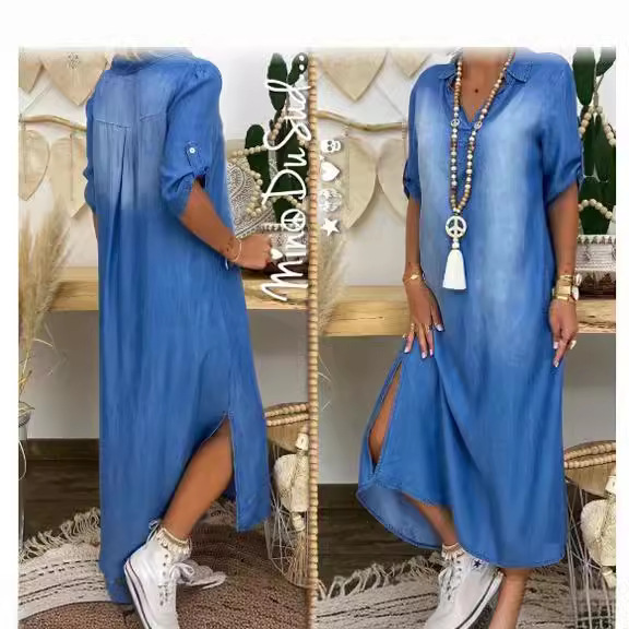 Robe en jean ample pour femme, - Cycling Commute Outfit avis et prix