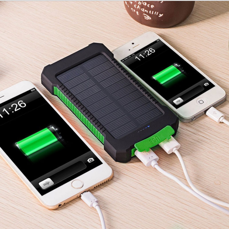 Batterie externe solaire Lenov - Usb Charger Dynamo avis et prix