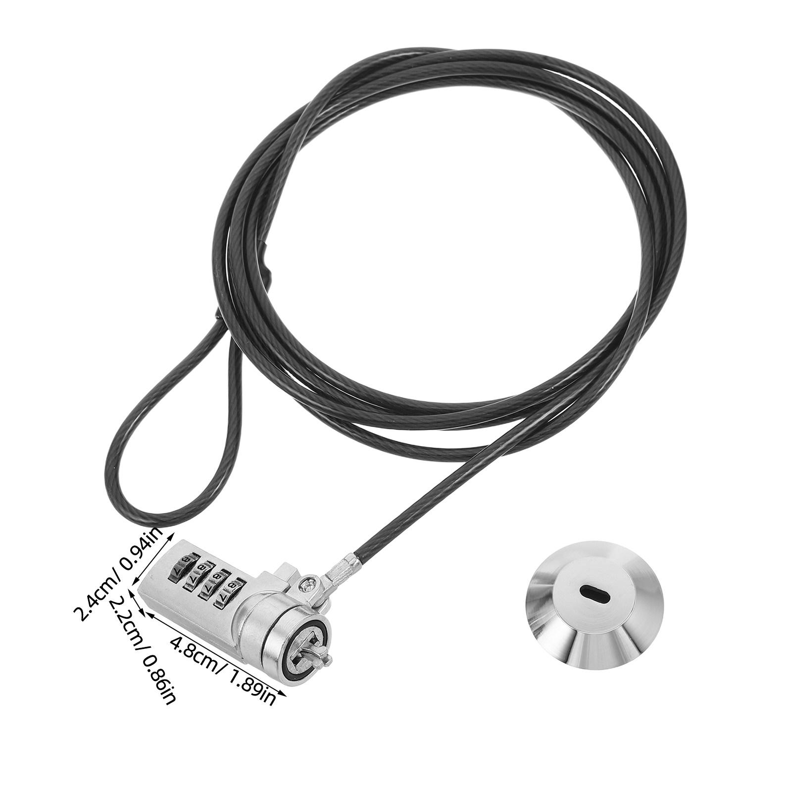 1 ensemble de câbles de verrou - Cable Lock Flexible avis et prix