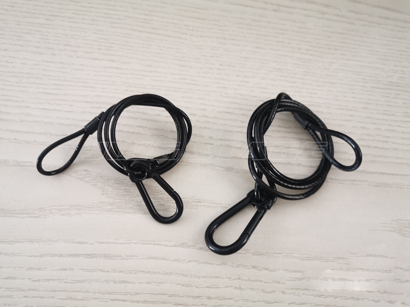 Câble de sécurité noir 3mm x 7 - Cable Lock Flexible avis et prix