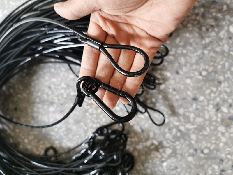 Câble de sécurité noir 3mm x 7 - Cable Lock Flexible avis et prix