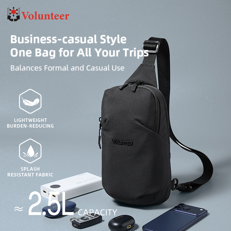VOLUNTEER Sac de poitrine 2,5L - Cycling Commuter Bag avis et prix